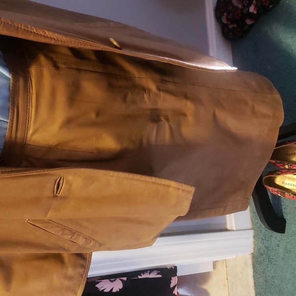 VINTAGE 1990s Leather Suit excellent condition 🩵 - Picture 5 of 9